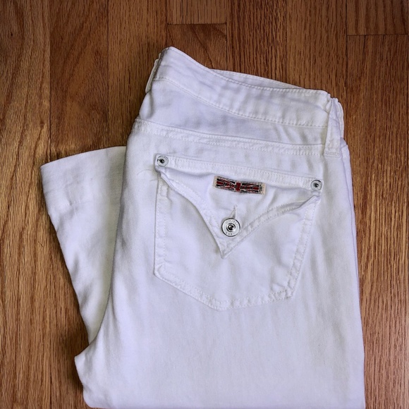 Hudson White Flare Jeans - Picture 5 of 5